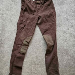 Brown Riding Pants with Knee Patches